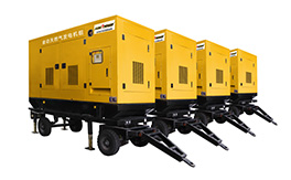 江苏静音型天然气发电机组 20KW25KVA拖车型天然气发电机组